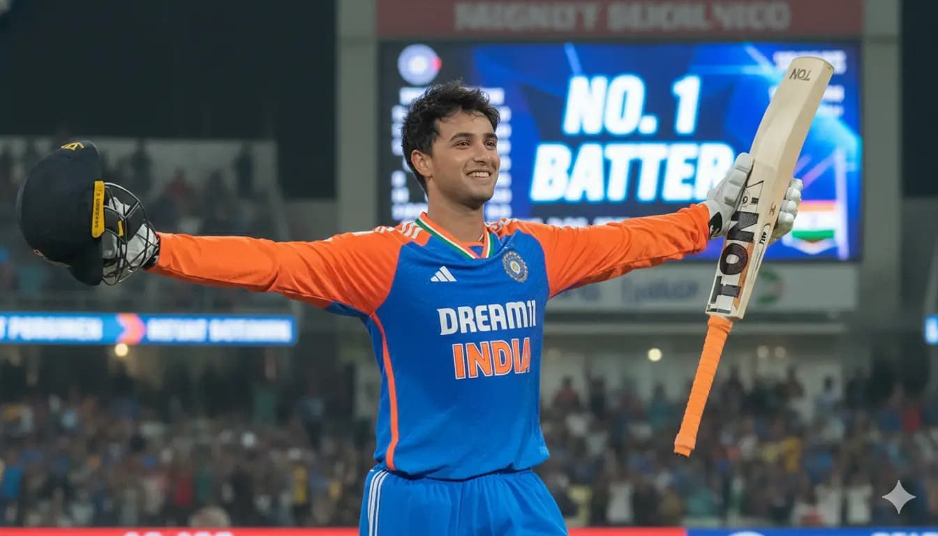 Abhishek Sharma No.1 T20I Batter as Suryakumar Yadav Climbs to Sixth | CricLegacy