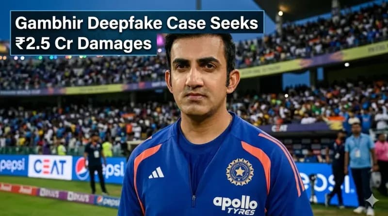 Gautam Gambhir Deepfake Case: Moves Delhi HC, Seeks ₹2.5 Cr Damages