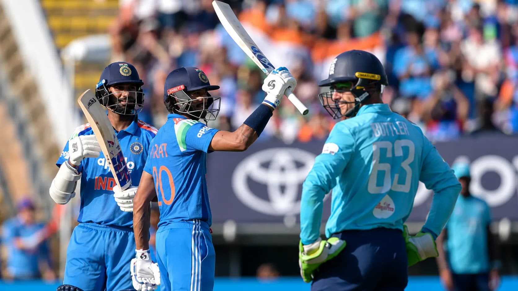 India vs England 1st ODI Result: India Beat England by Six Wickets to Take 1-0 Series Lead