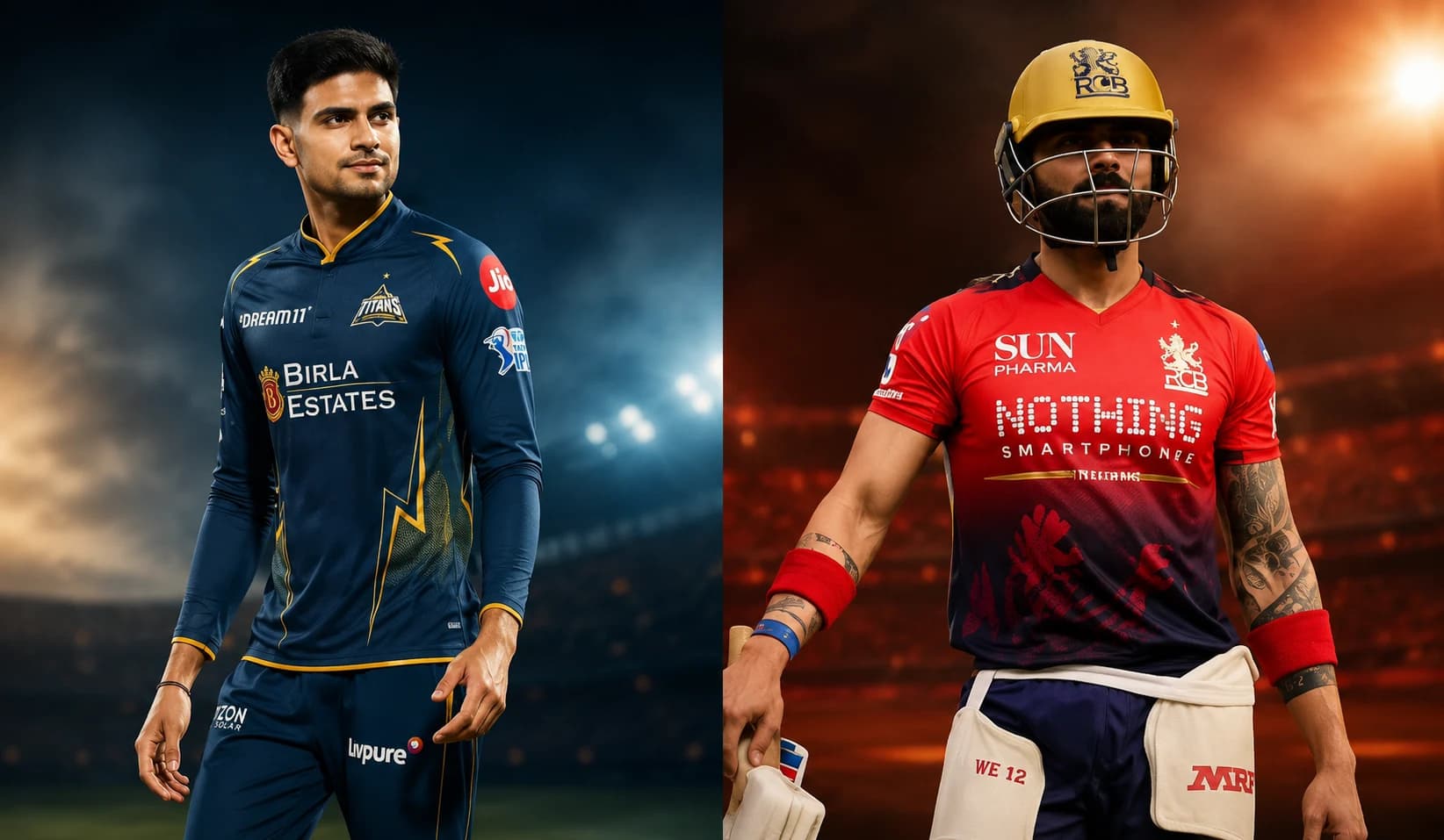 RCB vs GT Qualifier 1: Bengaluru and Gujarat Titans Eye IPL 2026 Final Spot