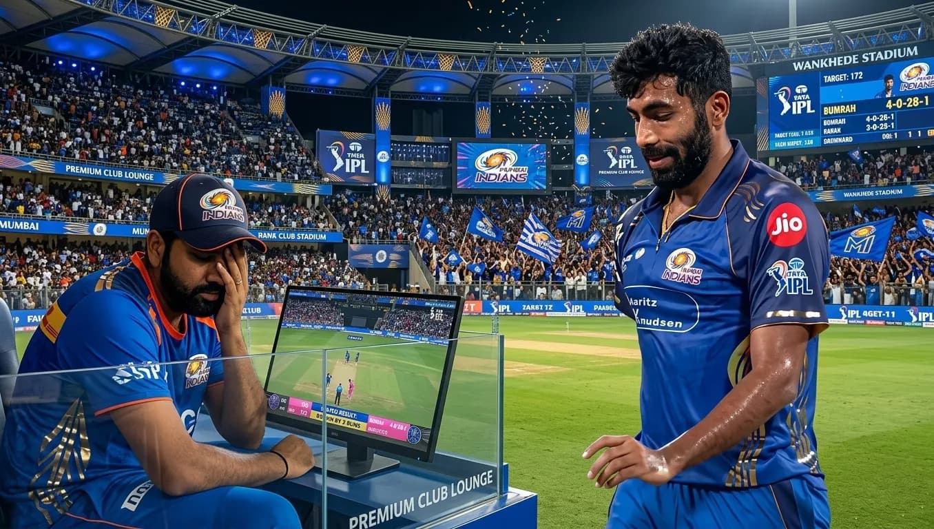 Rohit Sharma Reaction Bumrah Sixes IPL 2026 Goes Viral