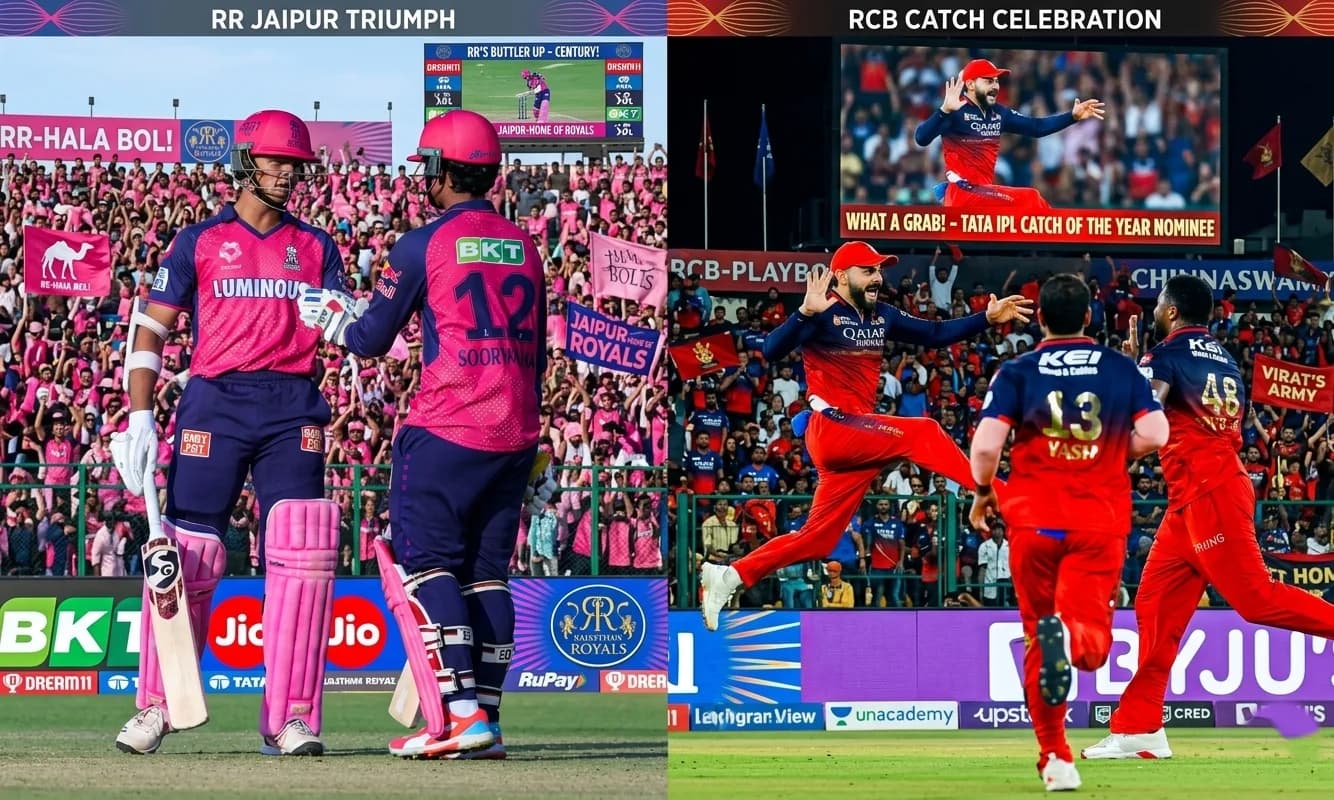 RR vs RCB Match Preview: Playing XI, Pitch Report & Injury Updates for Rajasthan Royals vs Royal Challengers Bengaluru