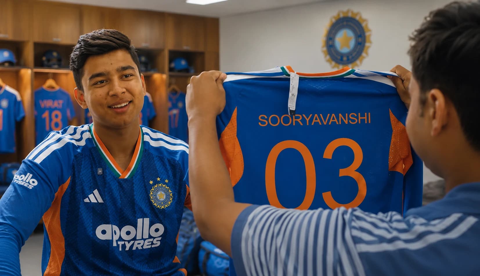 Vaibhav Sooryavanshi Set for India T20I Debut After Receiving National Team Jersey