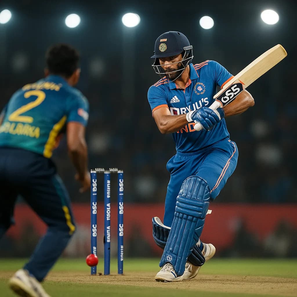 India vs Sri Lanka Practice Match Result: India Win by Six Wickets