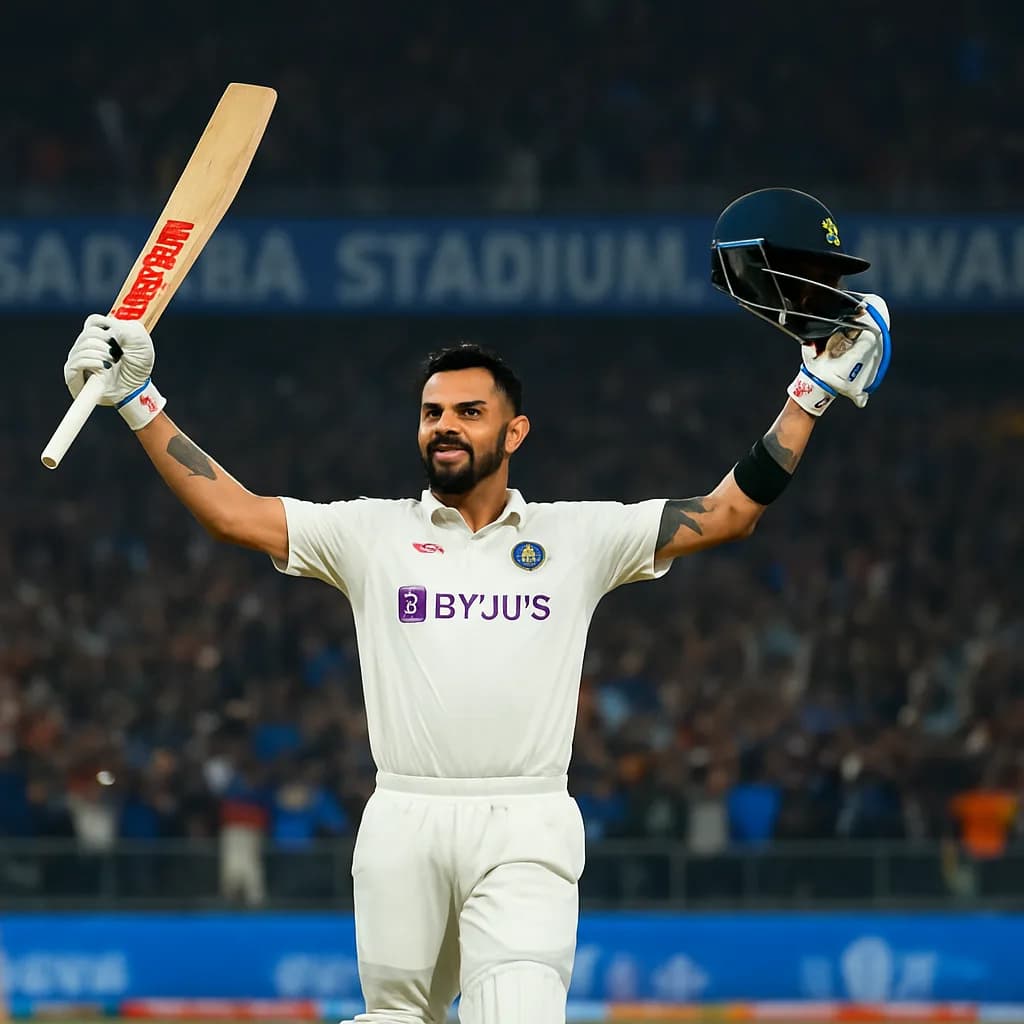 Virat Kohli score today in India vs. West Indies 2