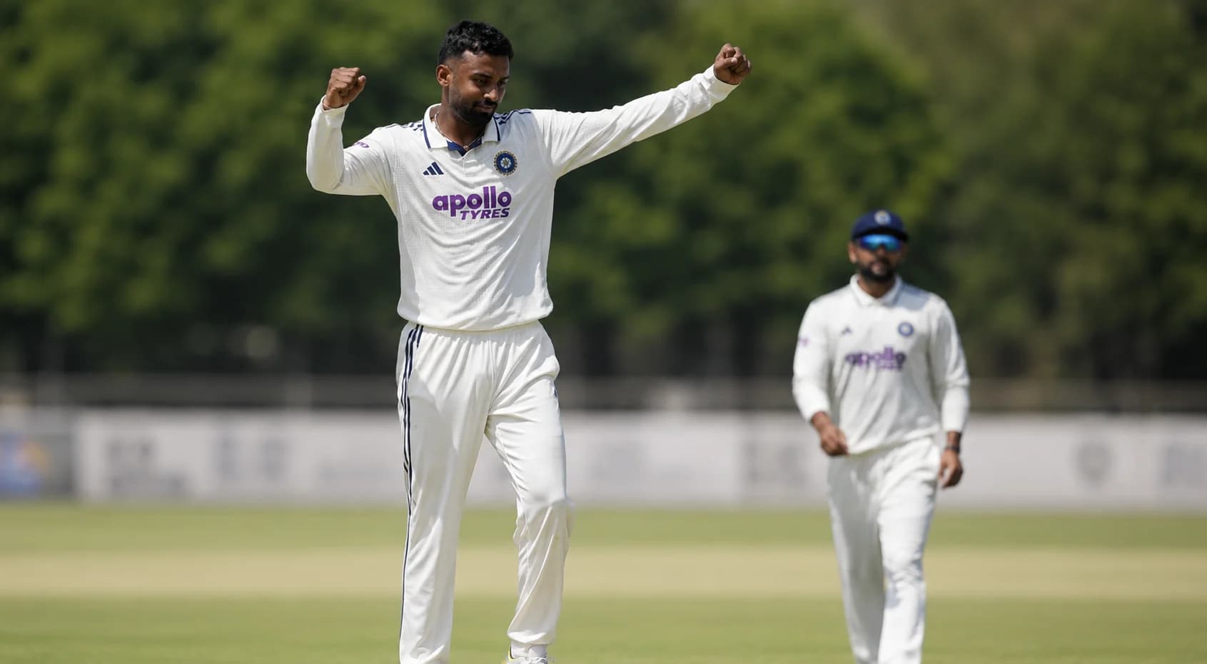 Manav Suthar Stars on Test Debut as India Tighten Grip Against Afghanistan