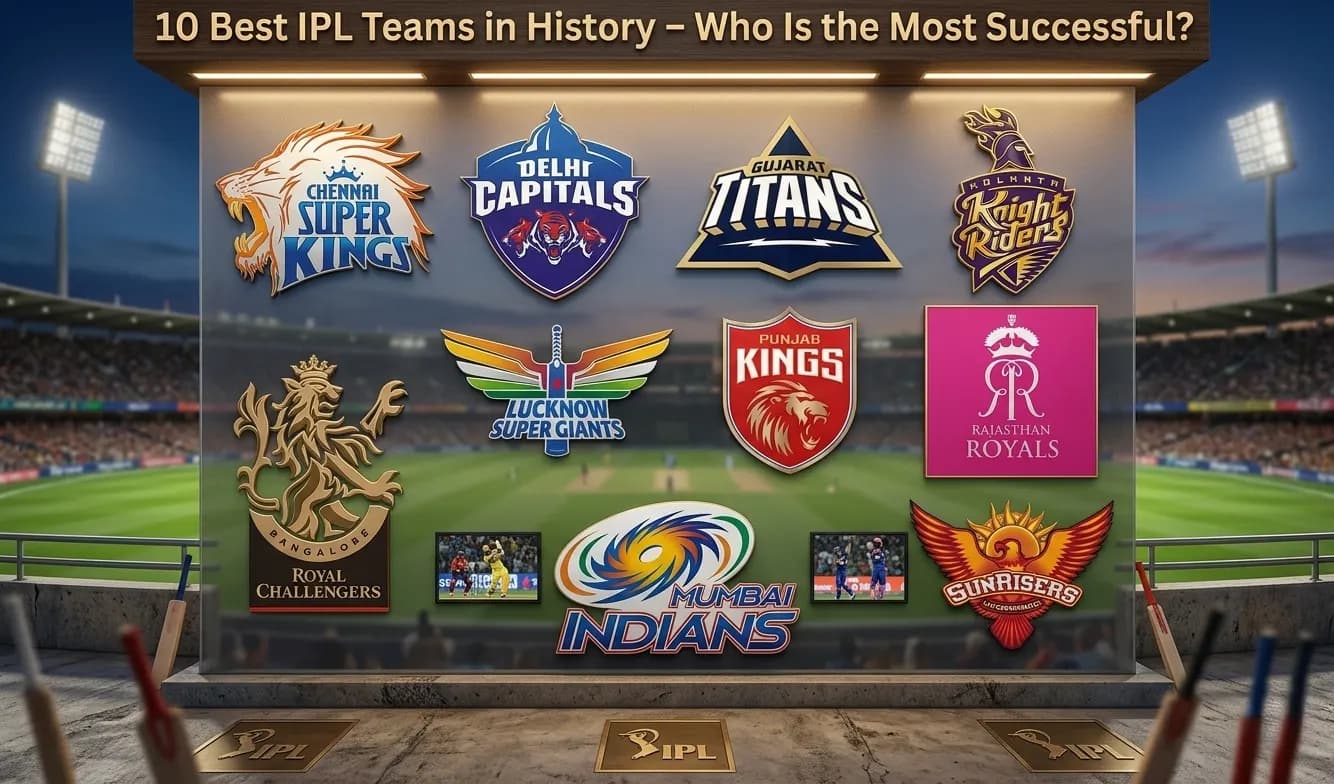 Top 10 Best IPL Teams of All Time Ranked by Titles and Records