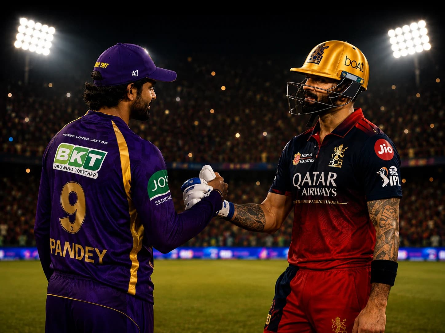 Virat Kohli Reacts to Manish Pandey’s Stunning Catch to Dismiss Tim David
